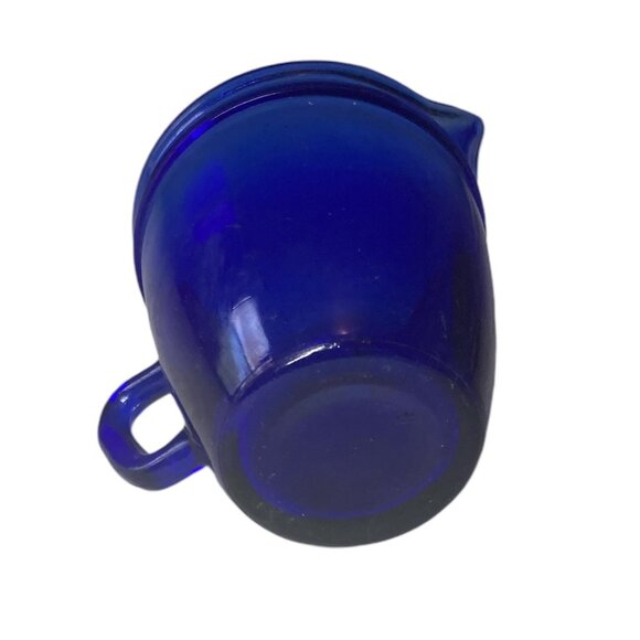Vintage 1930s Mini Cobalt Blue Creamer Pitcher - Picture 3 of 3
